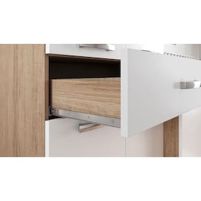 Cozinha Completa Itatiaia Jasmim com 11 Portas, 1 Gaveta, 11 Prateleiras e Nicho - 245cm de largura Branco/Cetim