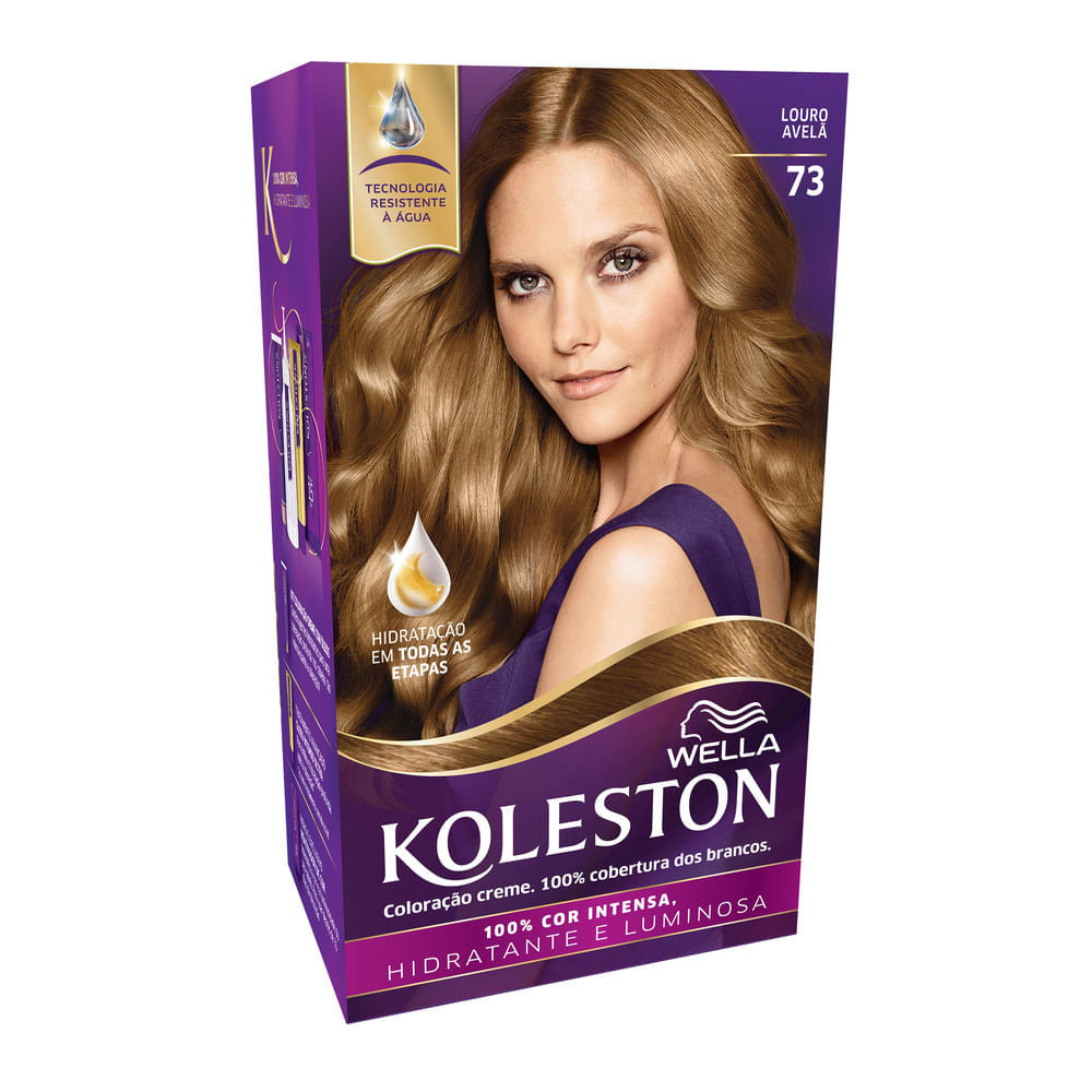 Miniatura Tinta de Cabelo Koleston Louro Avelã 73