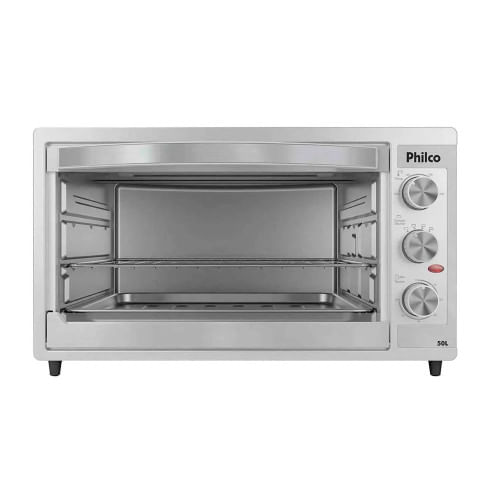 Miniatura Forno Elétrico Philco PFE52B Dupla Resistência 50L Branco - 110V