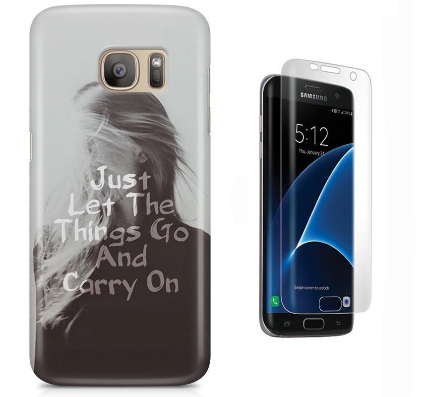 Miniatura Kit Capa Galaxy S7 Edge Deixar As Coisas E Película