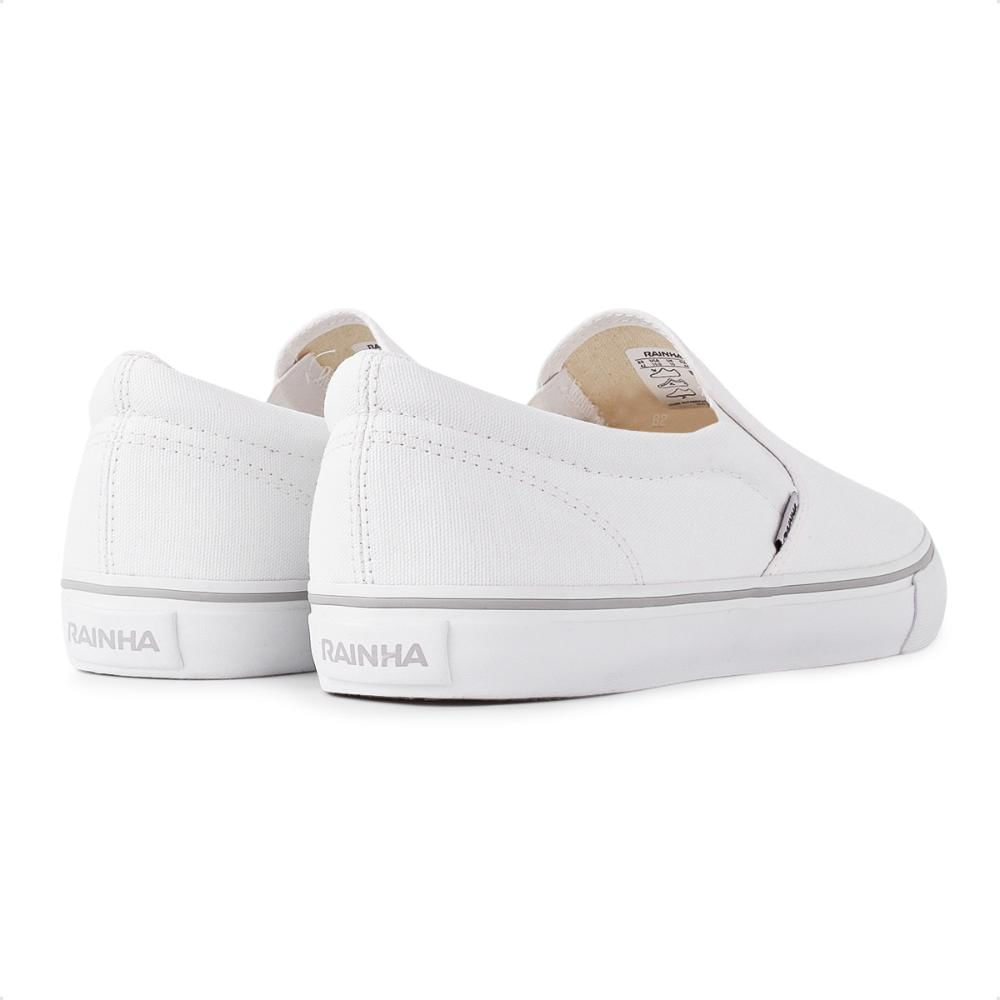 Miniatura Tênis Rainha Iate IV Calce Fácil Unissex Branco / Cinza - 38
