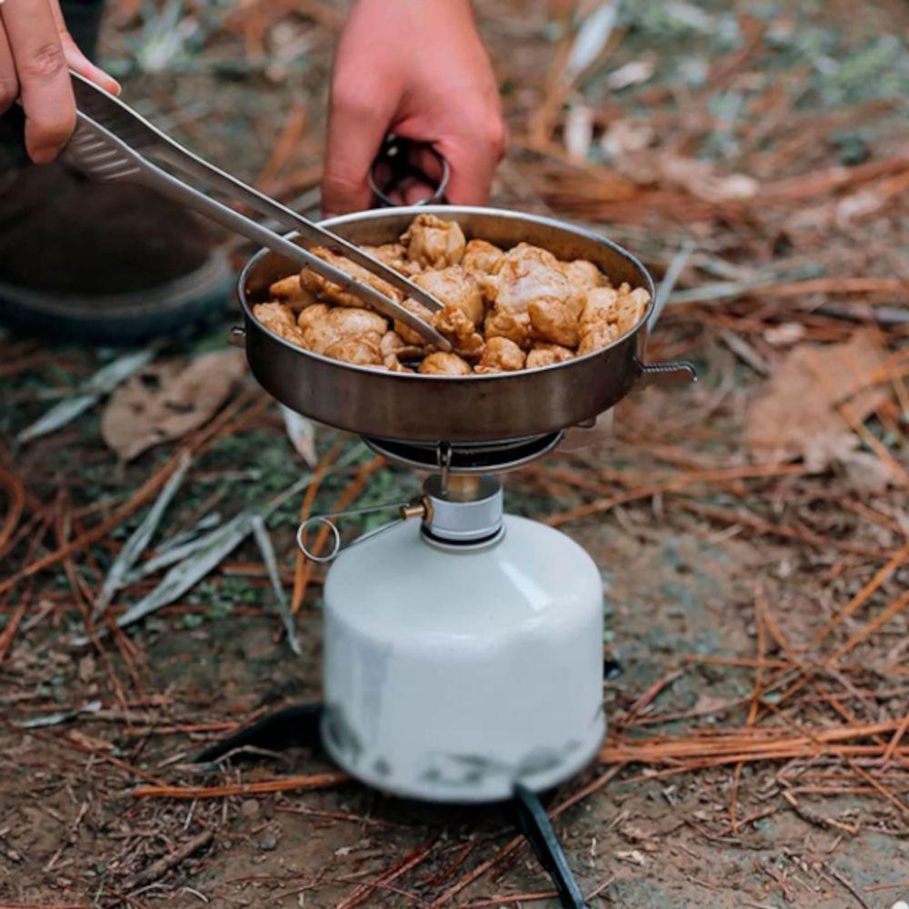 Fogareiro Portátil Camping Compacto Com Controle De Chama Lorben