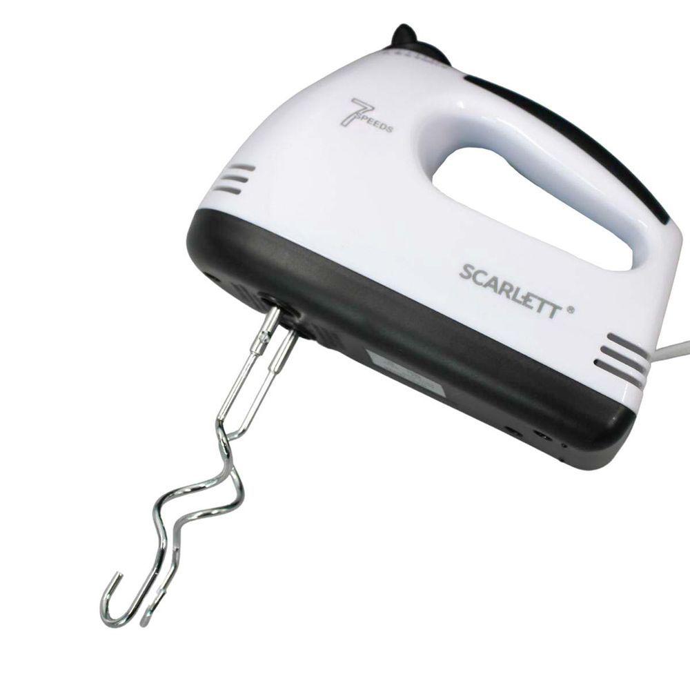 Miniatura Mini Batedeira Portátil 7 Velocidades 260w Batedores Massas Clara 220v
