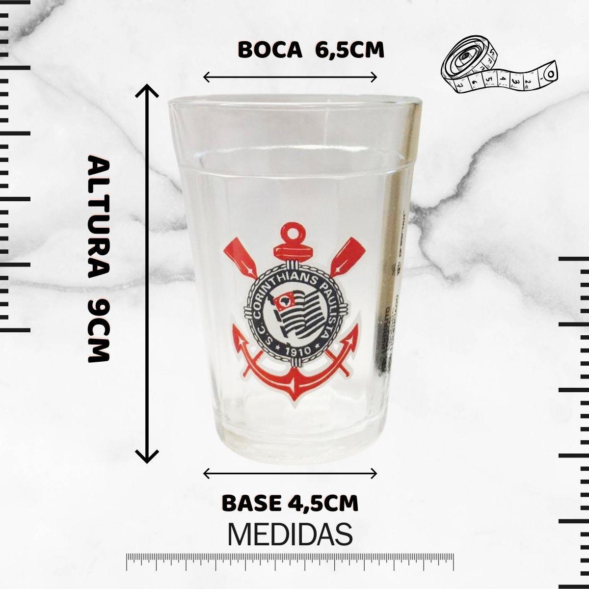Kit 1Un Copo Americano Vidro 190Ml Tradicional + Balde