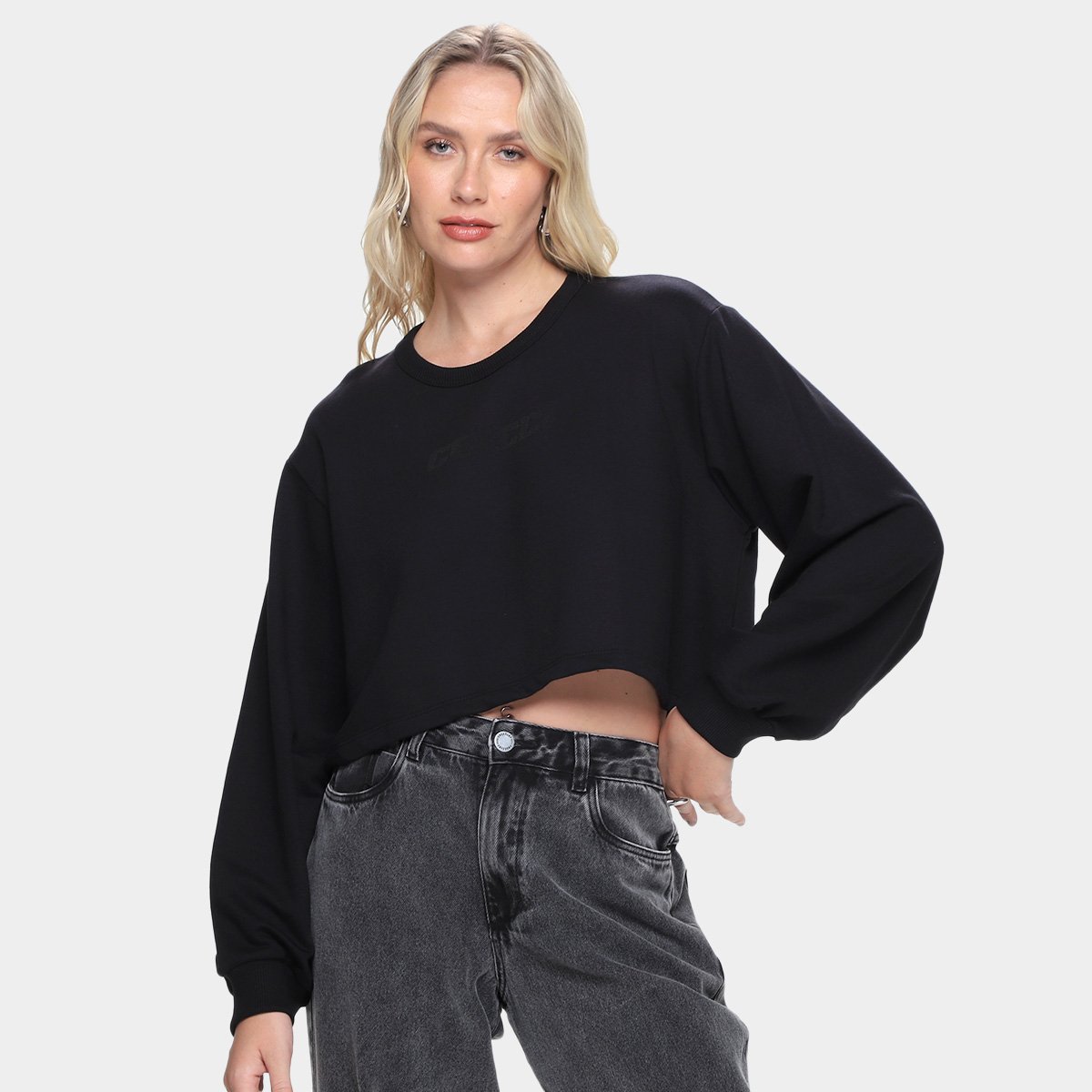 Miniatura Moletom Colcci Feminino Preto - G