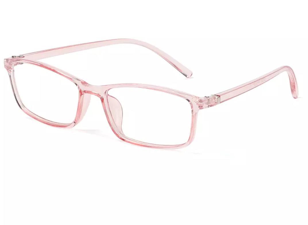 Miniatura Óculos Rosa Anti Luz Azul Blue Ray Uv Ultra Leve M8246 13,8 cm - rosa claro - rosa - Rosa-claro - RPC - Policarbonato - 12,2 cm
