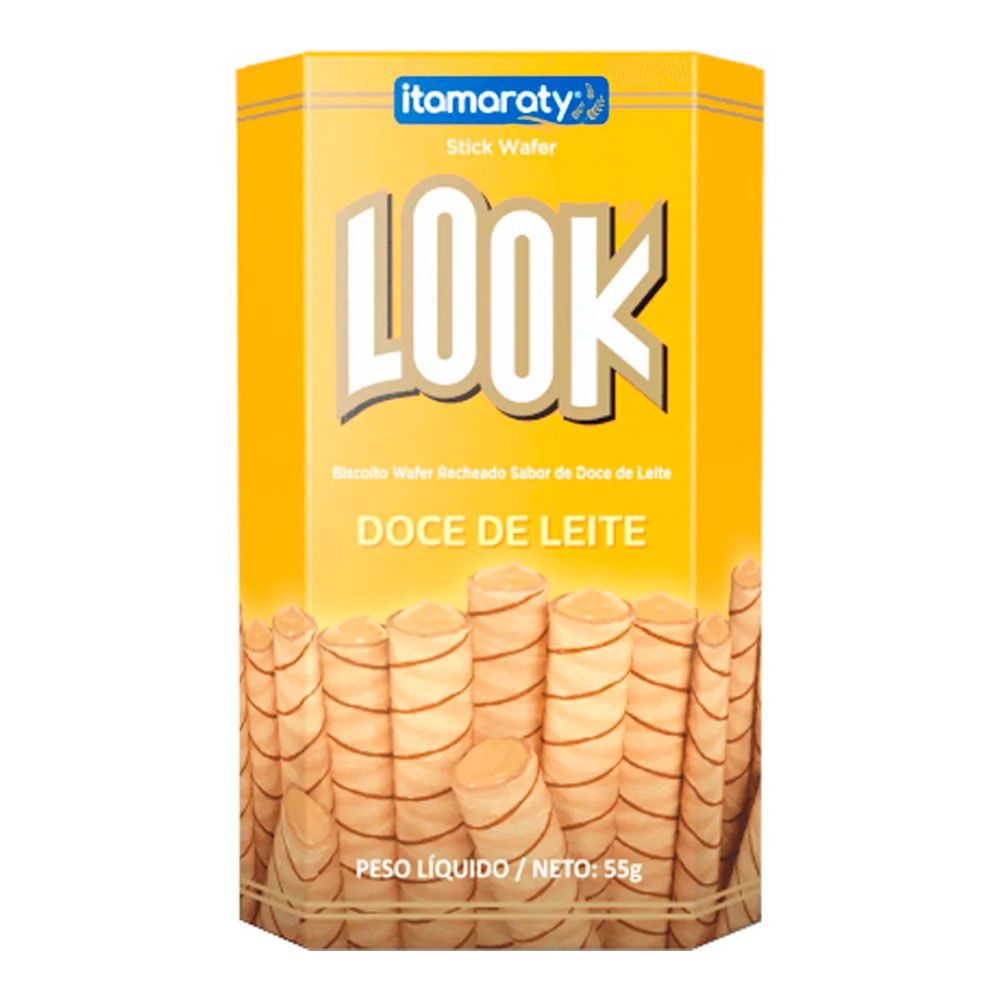 Miniatura Stick Wafer Look Doce de Leite 55g