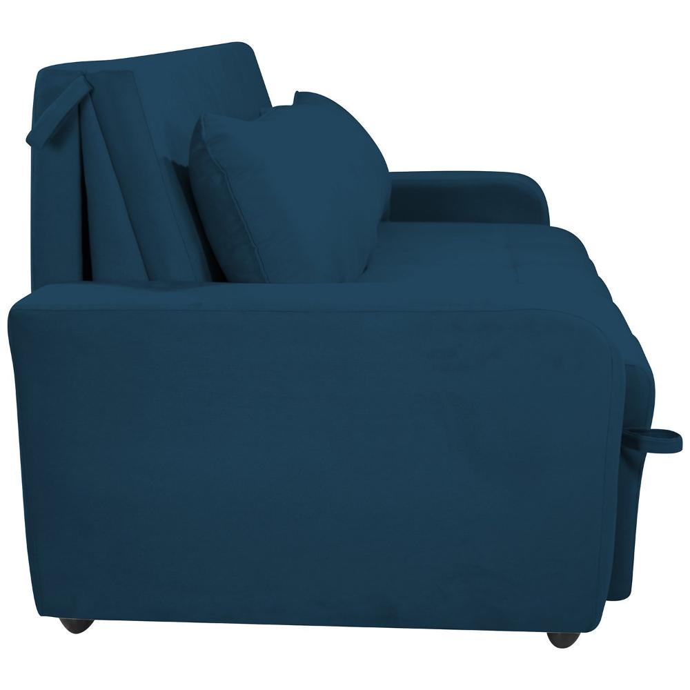 Miniatura Sofá Cama 2 Lugares Amora New Azul