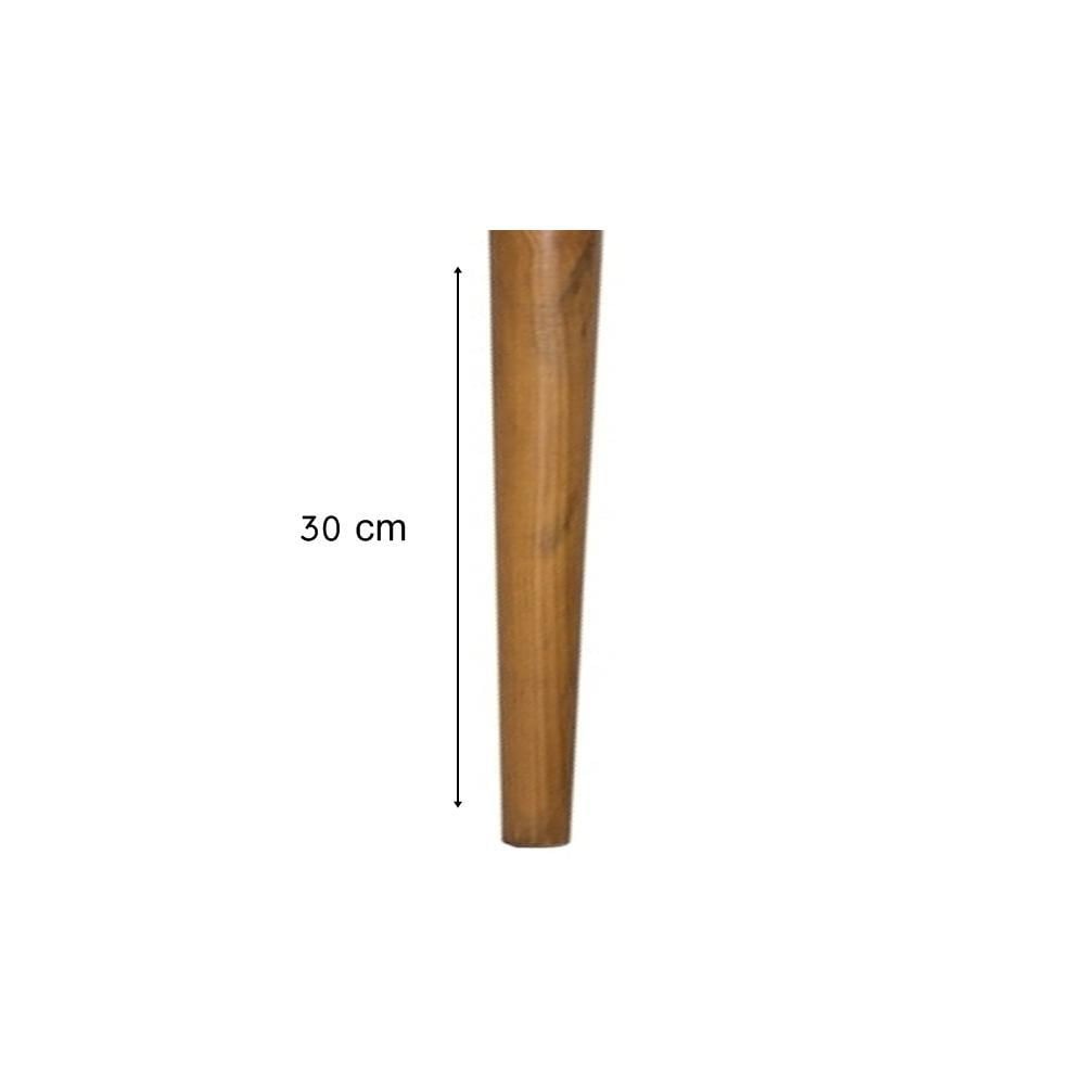 Miniatura 6 Pés Palito De 30 Cm Para Móveis De Decoração Pés Retrô