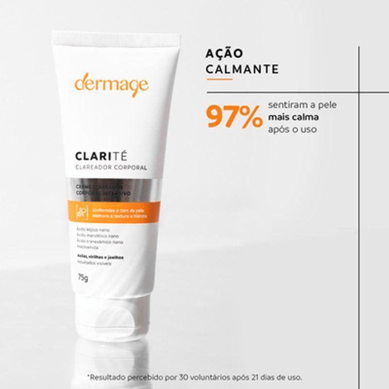 Miniatura Dermage Clarité Corporal Intensivo 75G Axilas Virilha E Joel