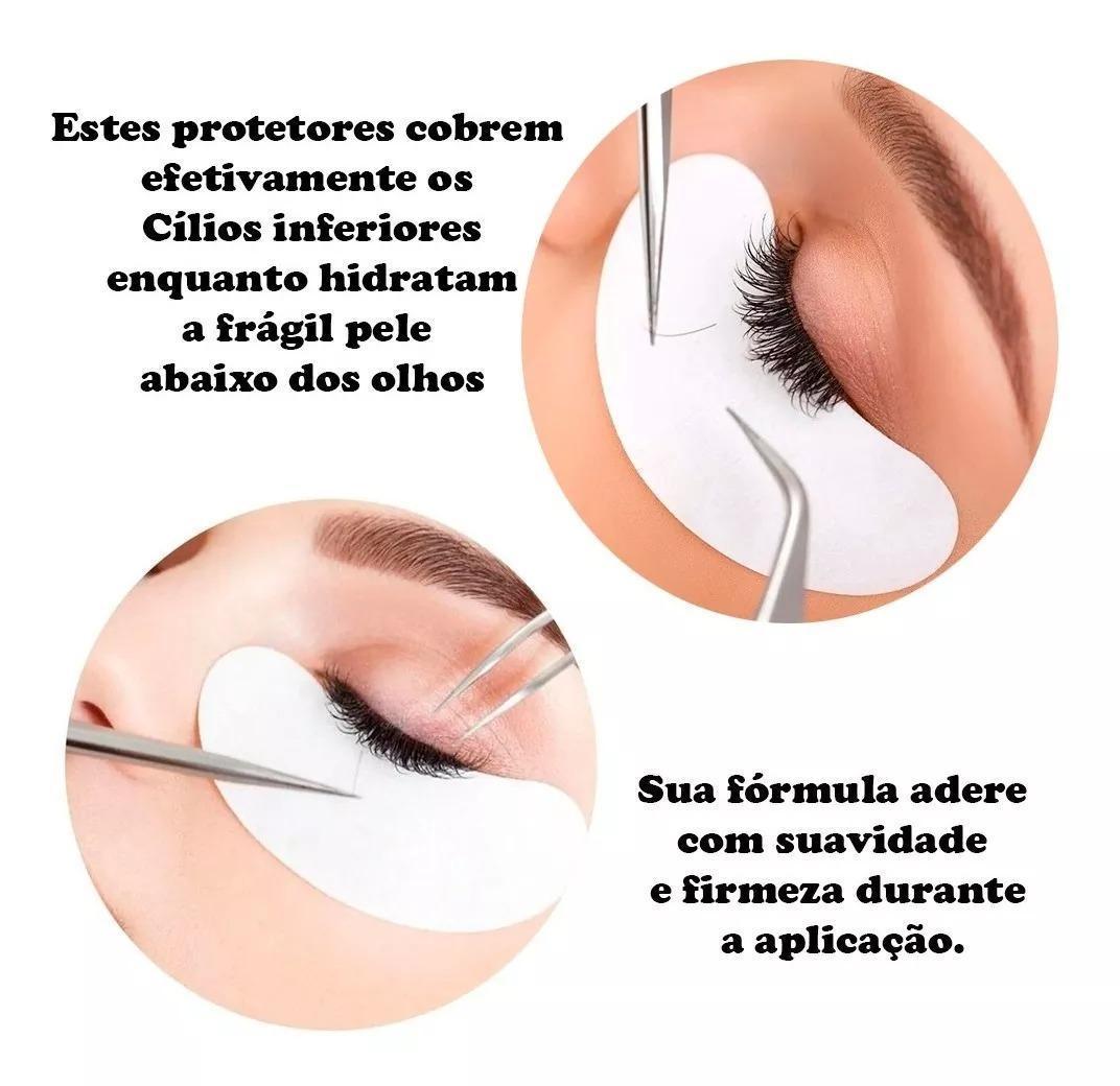 Protetor Pálpebra Gel Along. Cílios Patch - 10 Pares