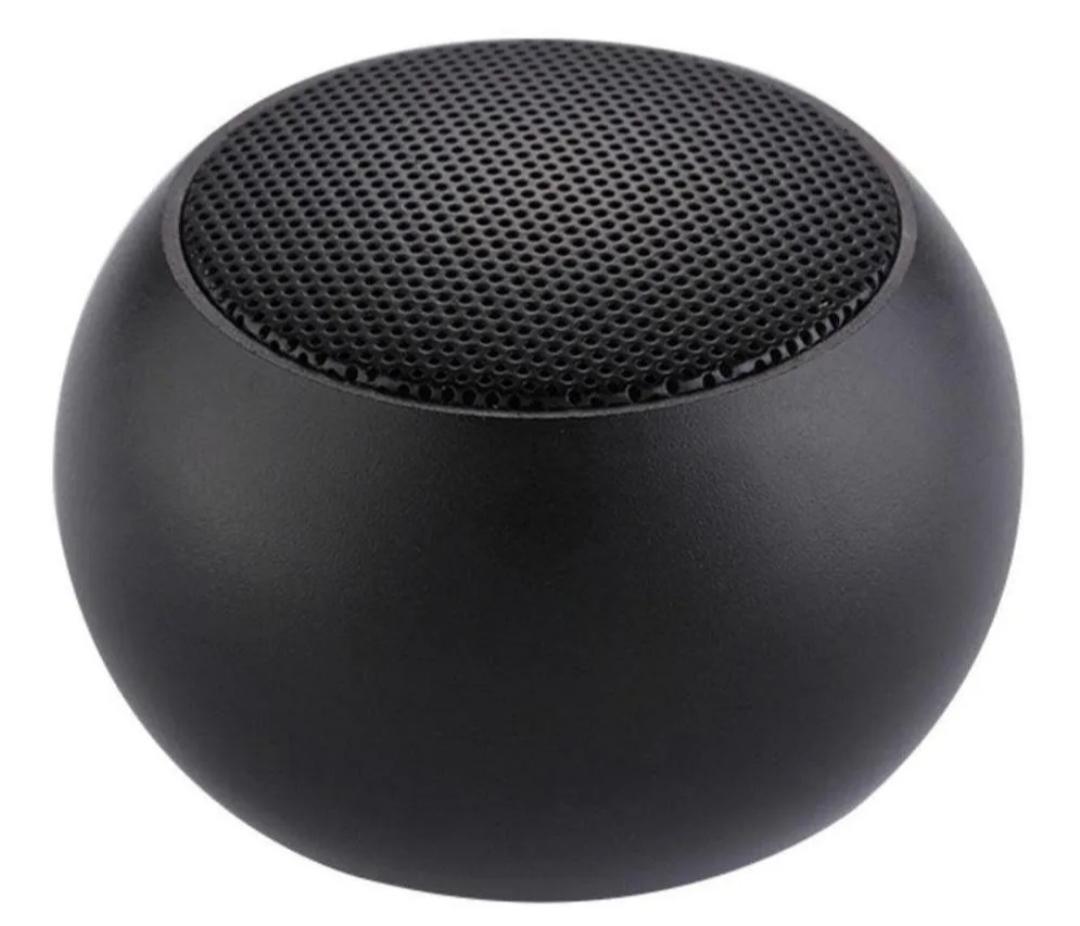 Miniatura Mini Caixinha De Som Bluetooth Speaker Preta
