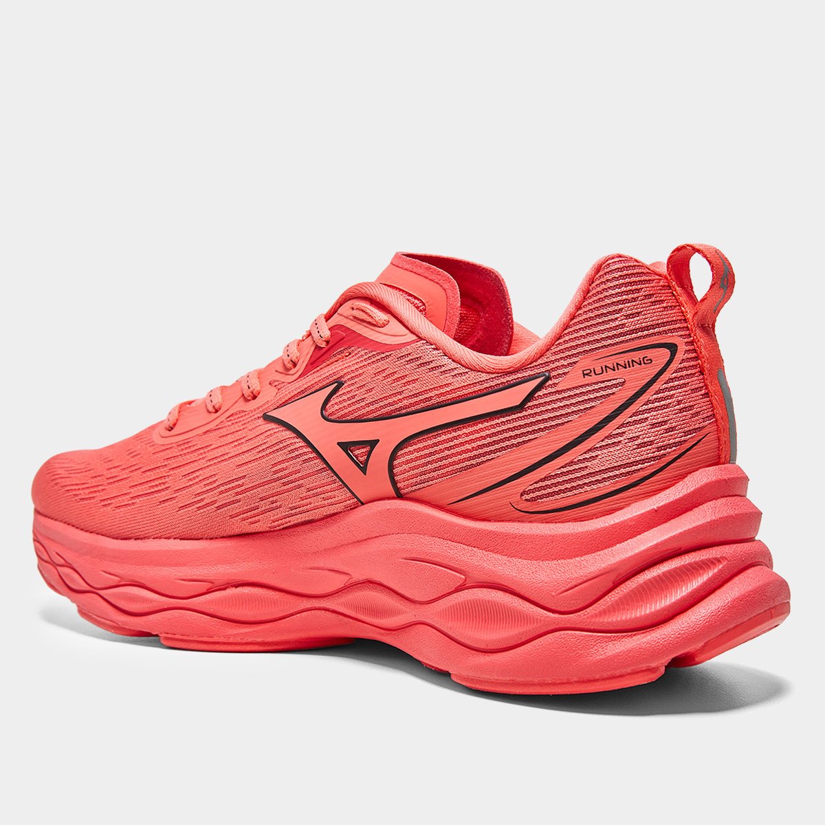 Miniatura Tênis Mizuno Victory Feminino Vermelho+Preto - 34