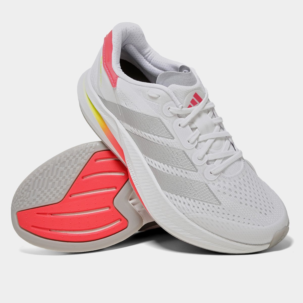 Miniatura Tênis Adidas Duramo Speed 2 Feminino Branco+prata - 34