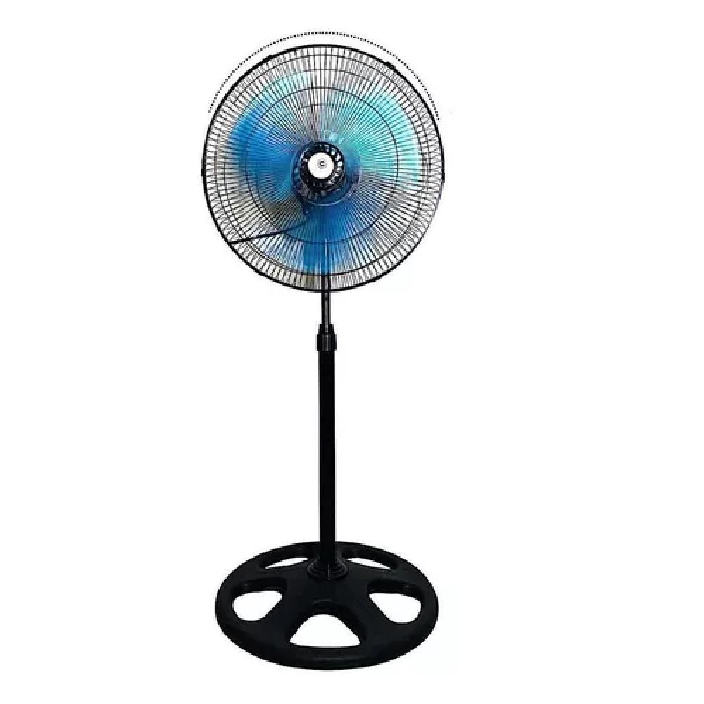 Miniatura Ventilador De Chão Coluna Silencioso Com Hélice E Grade Em Metal, 3 Velocidades E Altura Ajus