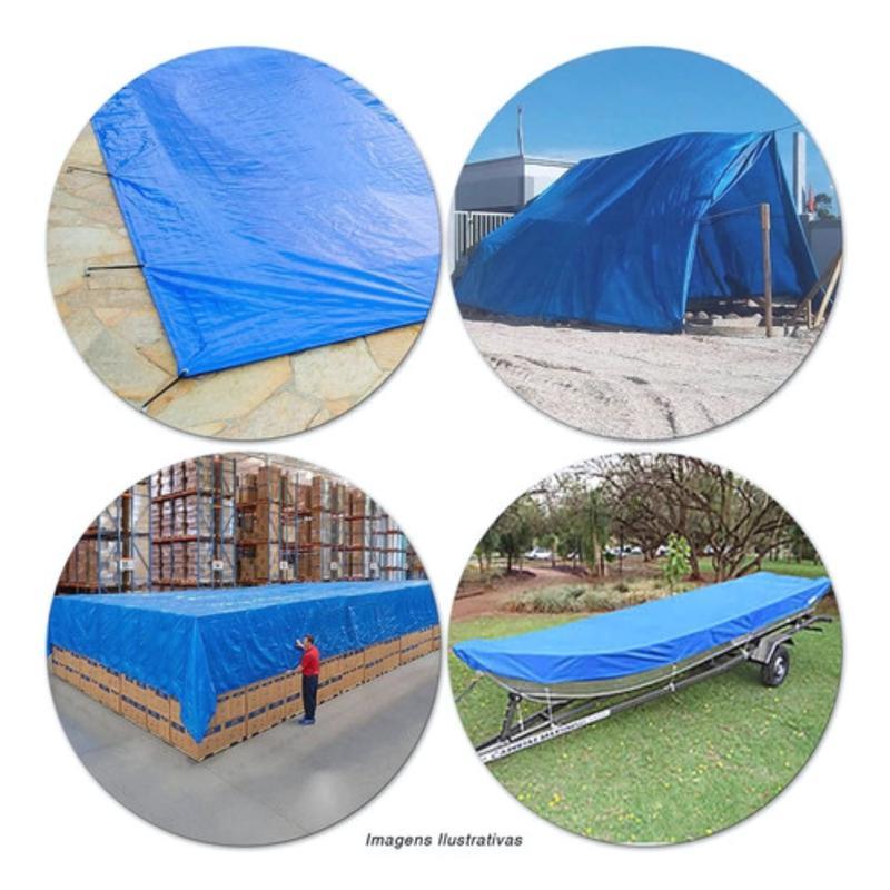 Miniatura 1 X Lona 7X4 Caminhão Multiuso Camping 70G/M2 100 Micras