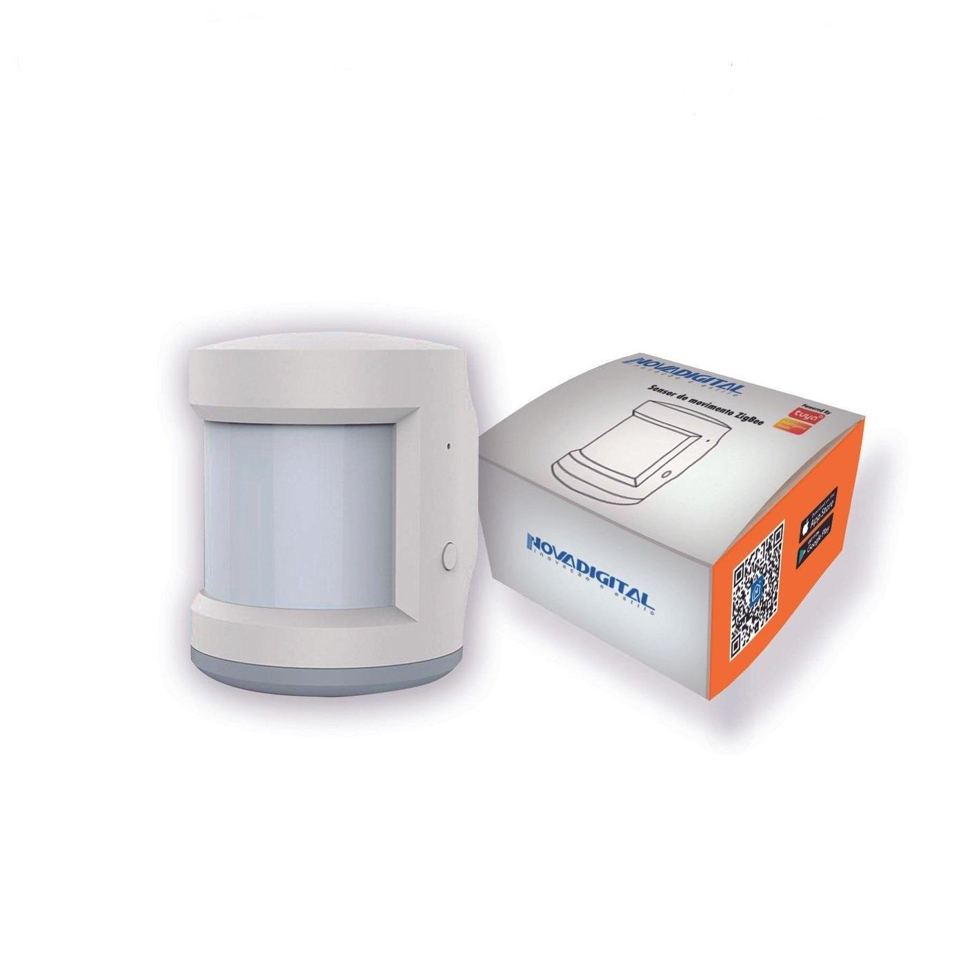 Miniatura Sensor De Movimento Zigbee 3.0 Novadigital Tuya Smart