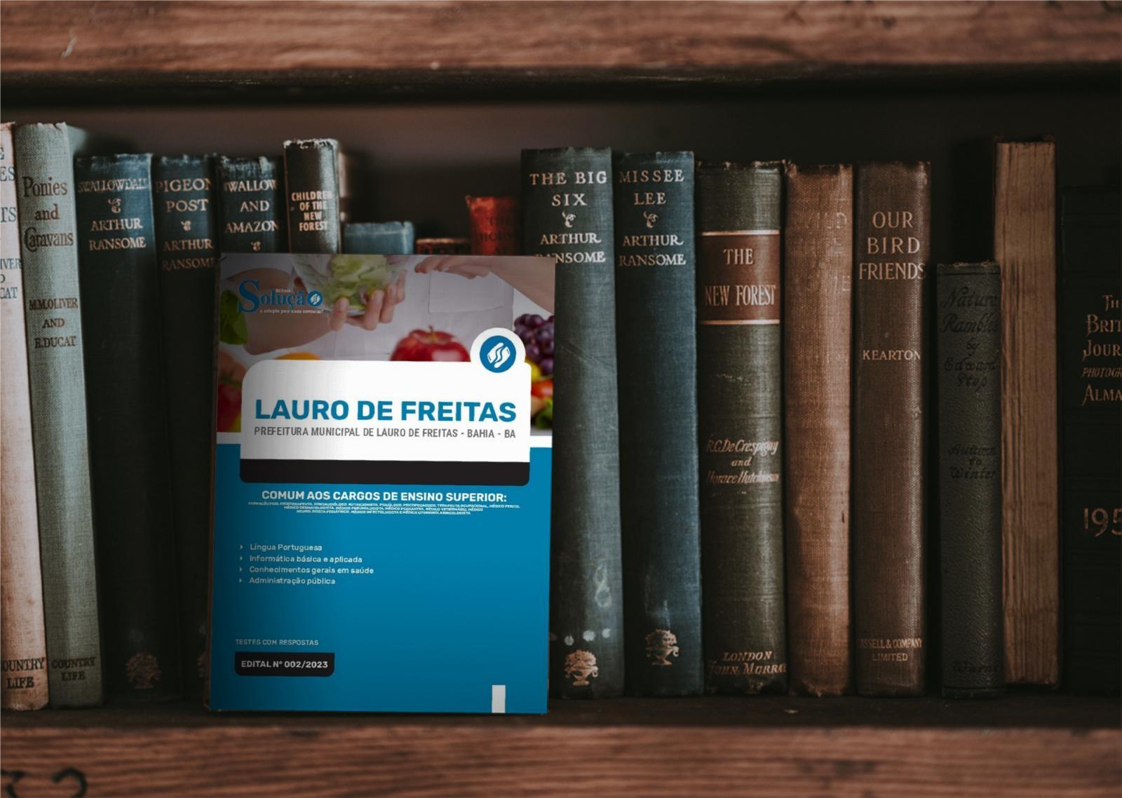 Miniatura Apostila Lauro De Freitas Ba 2023- Cargos De Ensino Superior