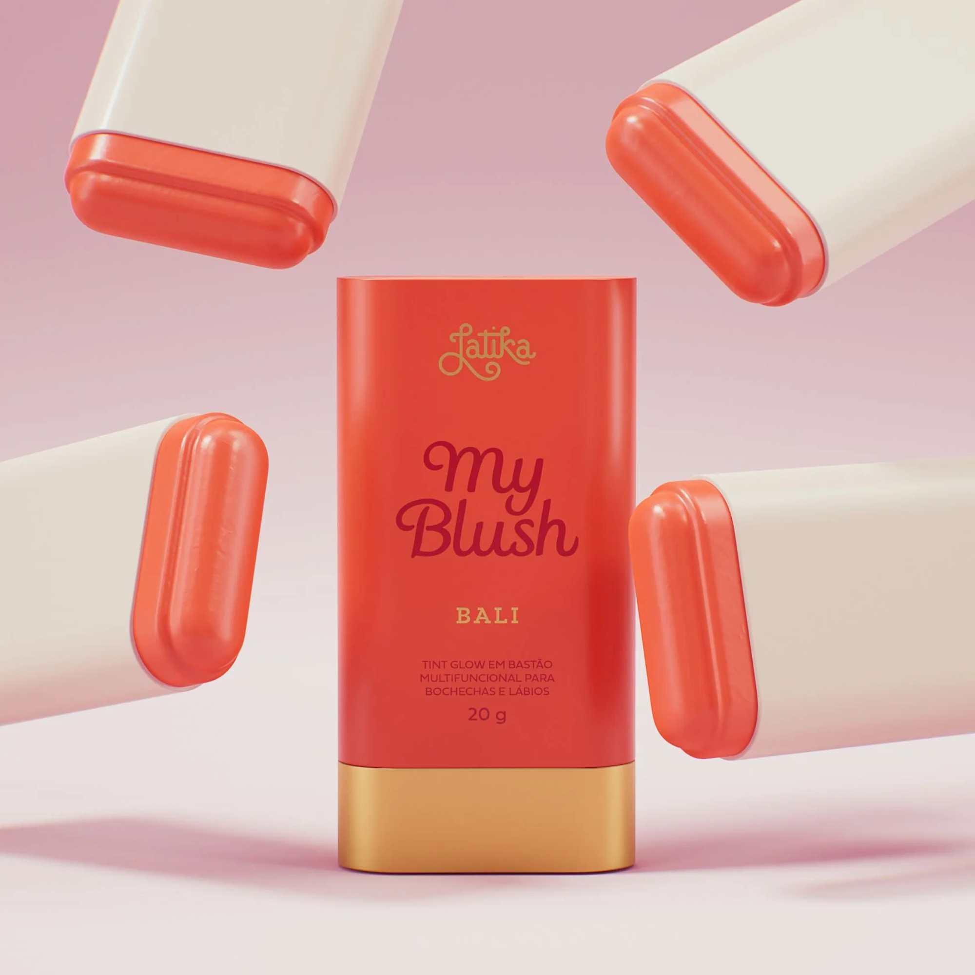 Miniatura Latika My Blush Bali - Blush Tint Em Bastão 20G