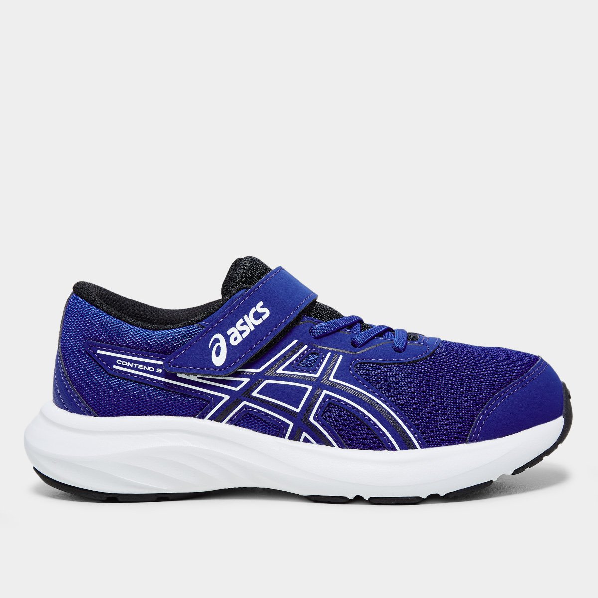 Miniatura Tênis Infantil Asics Contend 9 Ps Azul+Branco - 26