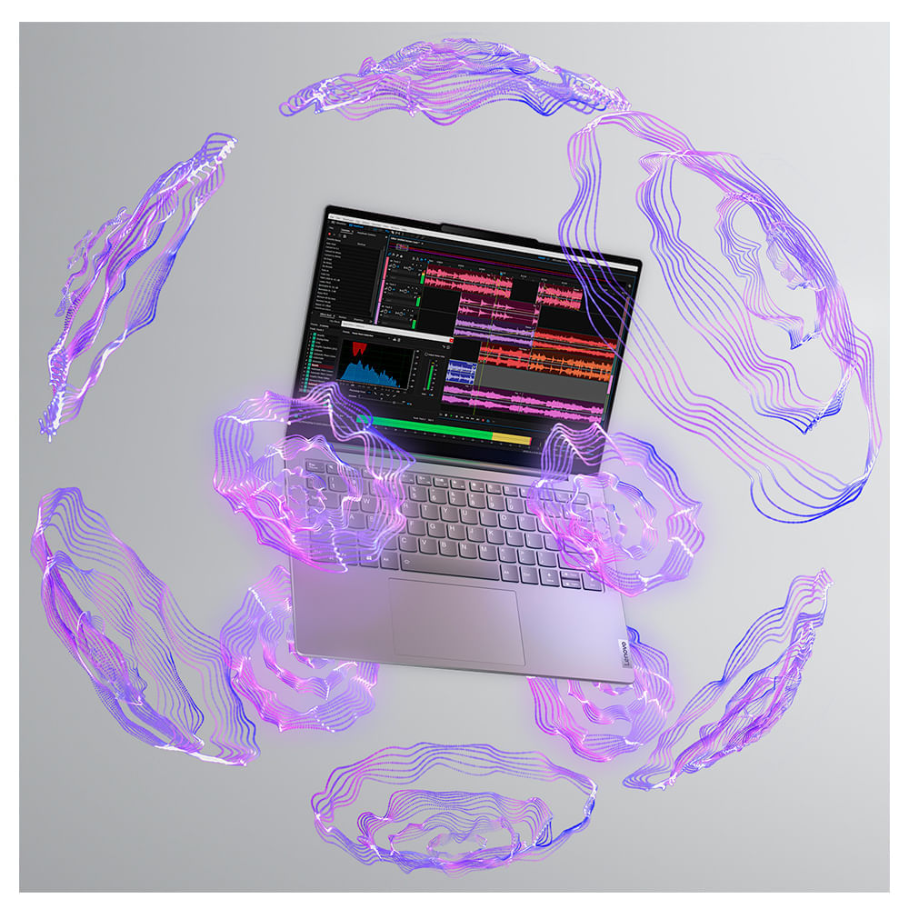 Notebook Lenovo Yoga Slim 7i Core Ultra 5, 16GB, 512GB SSD, Tela de 14" OLED, Windows 11 - 83GM0003BR Bivolt