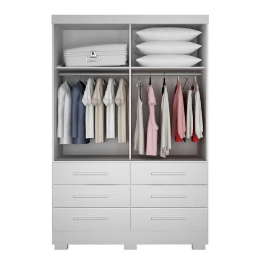 Miniatura Guarda Roupa 2 Portas Buriti Branco - Novo Horizonte