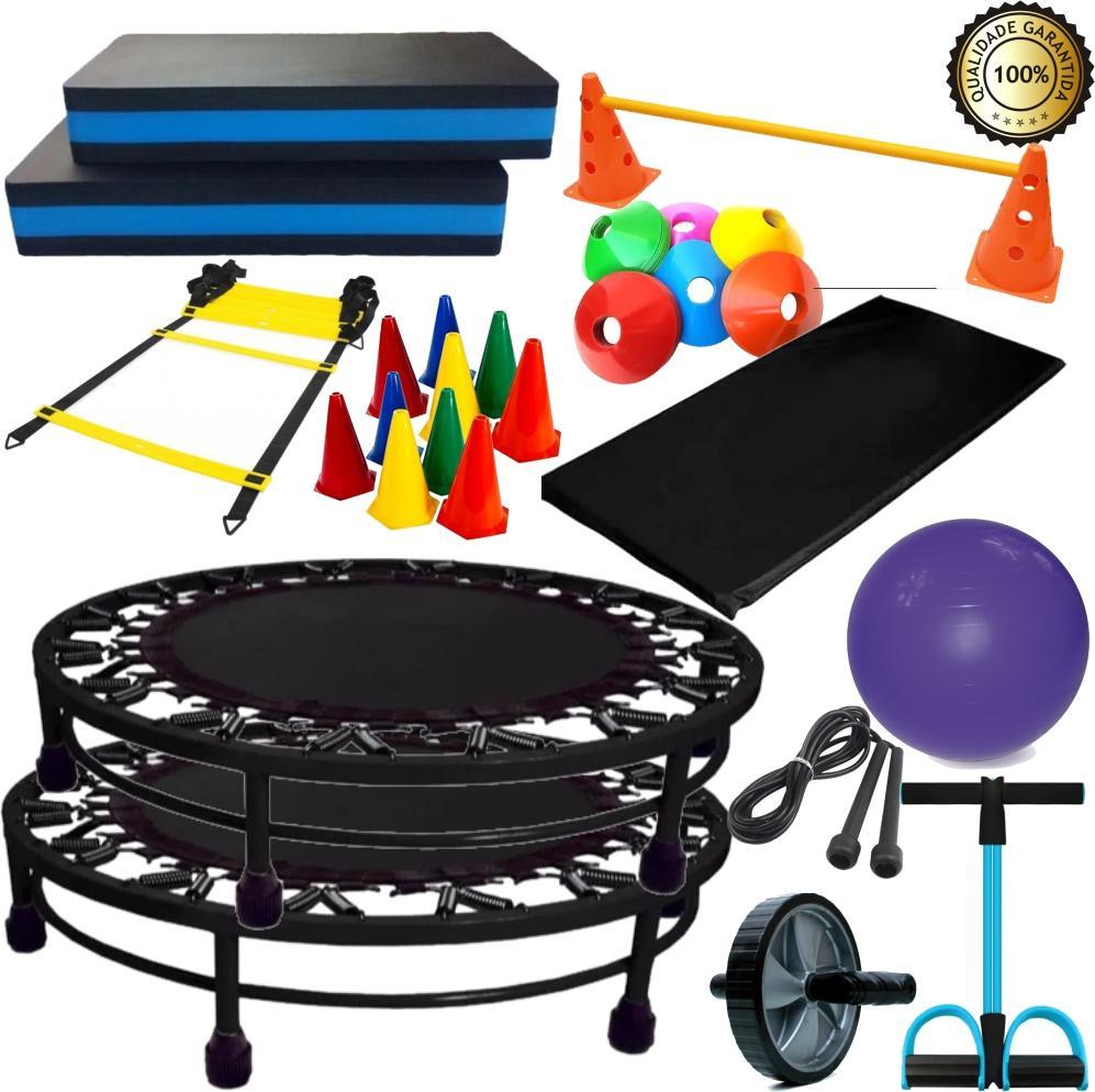 Miniatura Kit Treino Funcional Completo Para Exercício Aeróbico +Jump