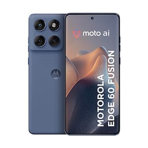 Miniatura Smartphone Motorola Edge 60 Fusion 5G Cinza 256GB, 8GB RAM, Tela 6,7", Câmera Sony LYTIA 700C 50MP, Gorilla Glass 7i, Dimensity 7300, IP69 e IP68