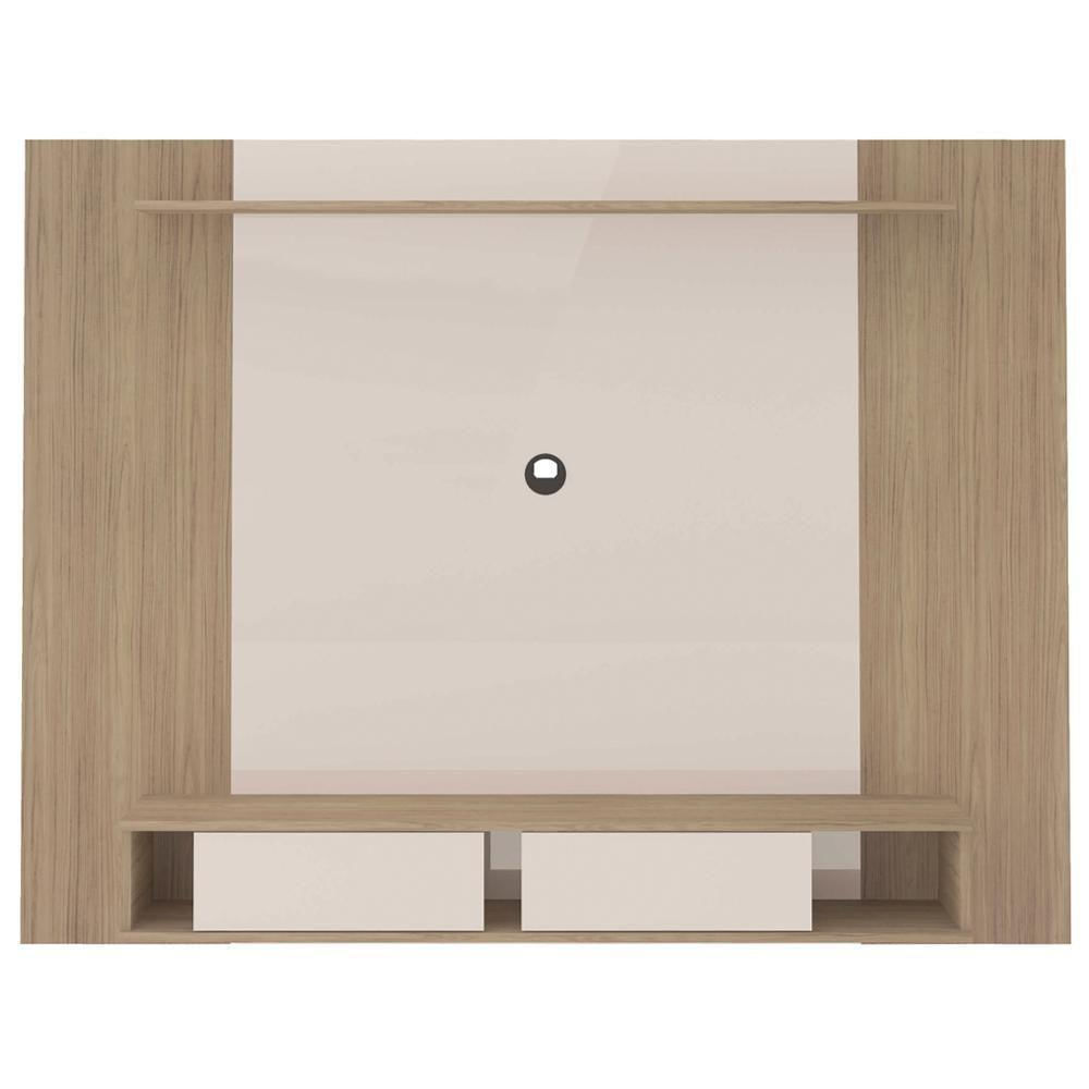 Miniatura Painel Suspenso Para Tv 72 Pol 176 Cm Carvalho Off White Arly Carv