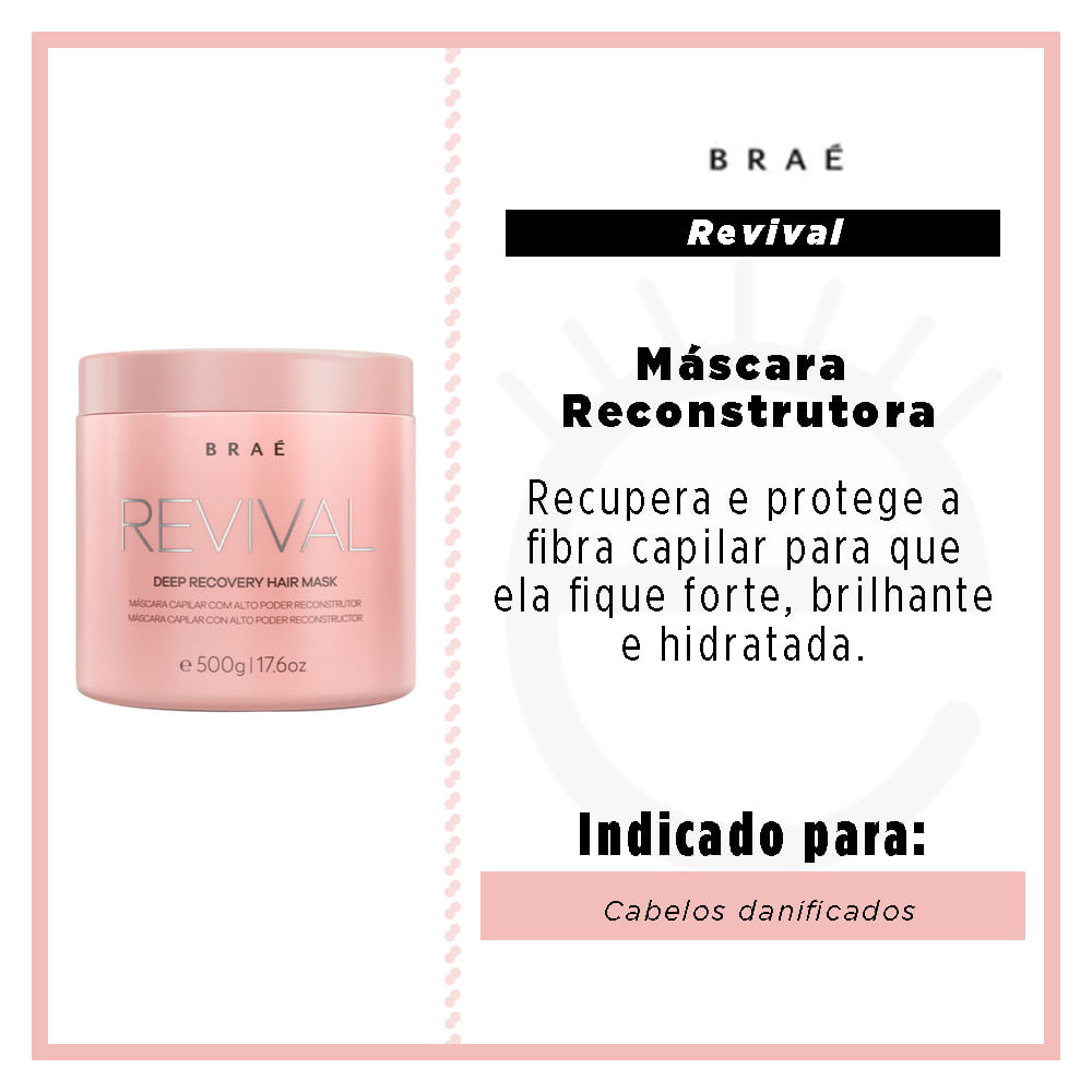 Miniatura Máscara Reconstrutora Braé Revival 500g