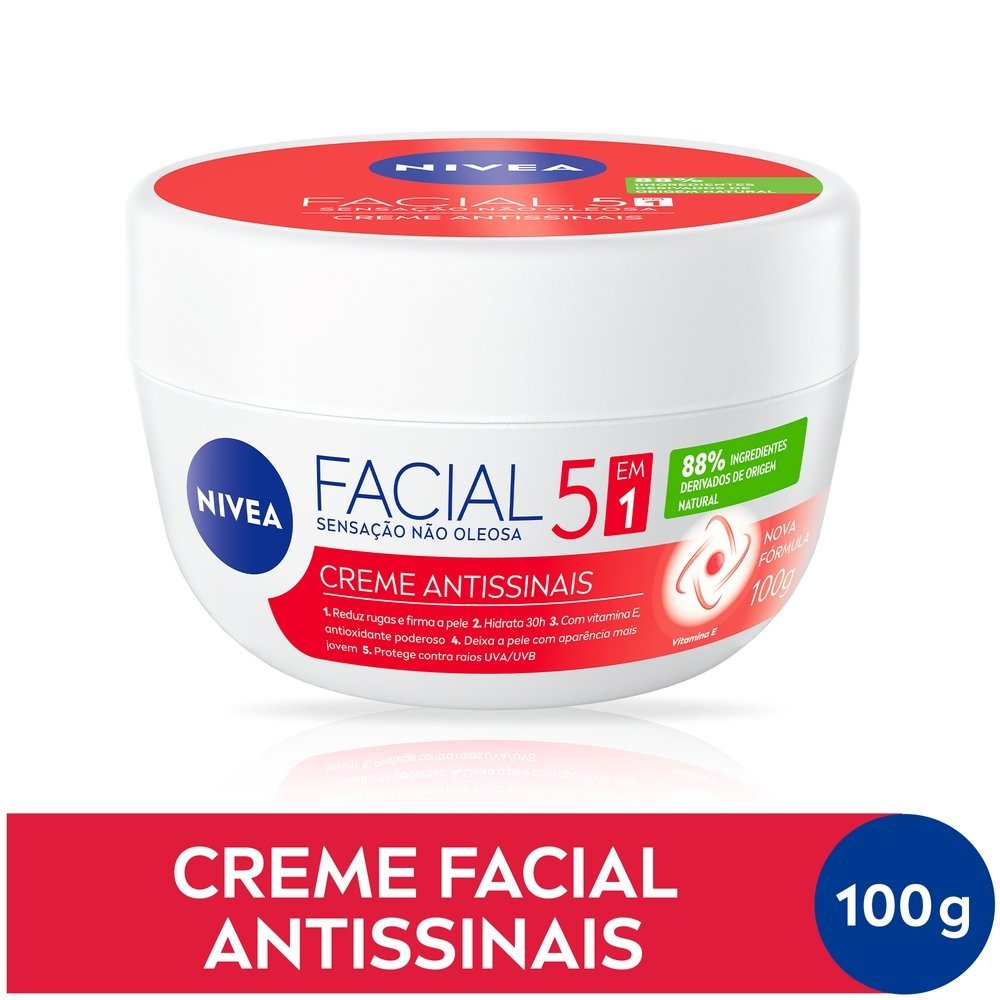 Miniatura Creme Facial Nivea Antissinais 100g