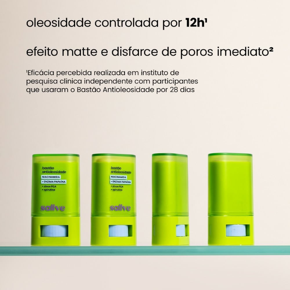 Bastão Facial Antioleosidade Sallve 15g