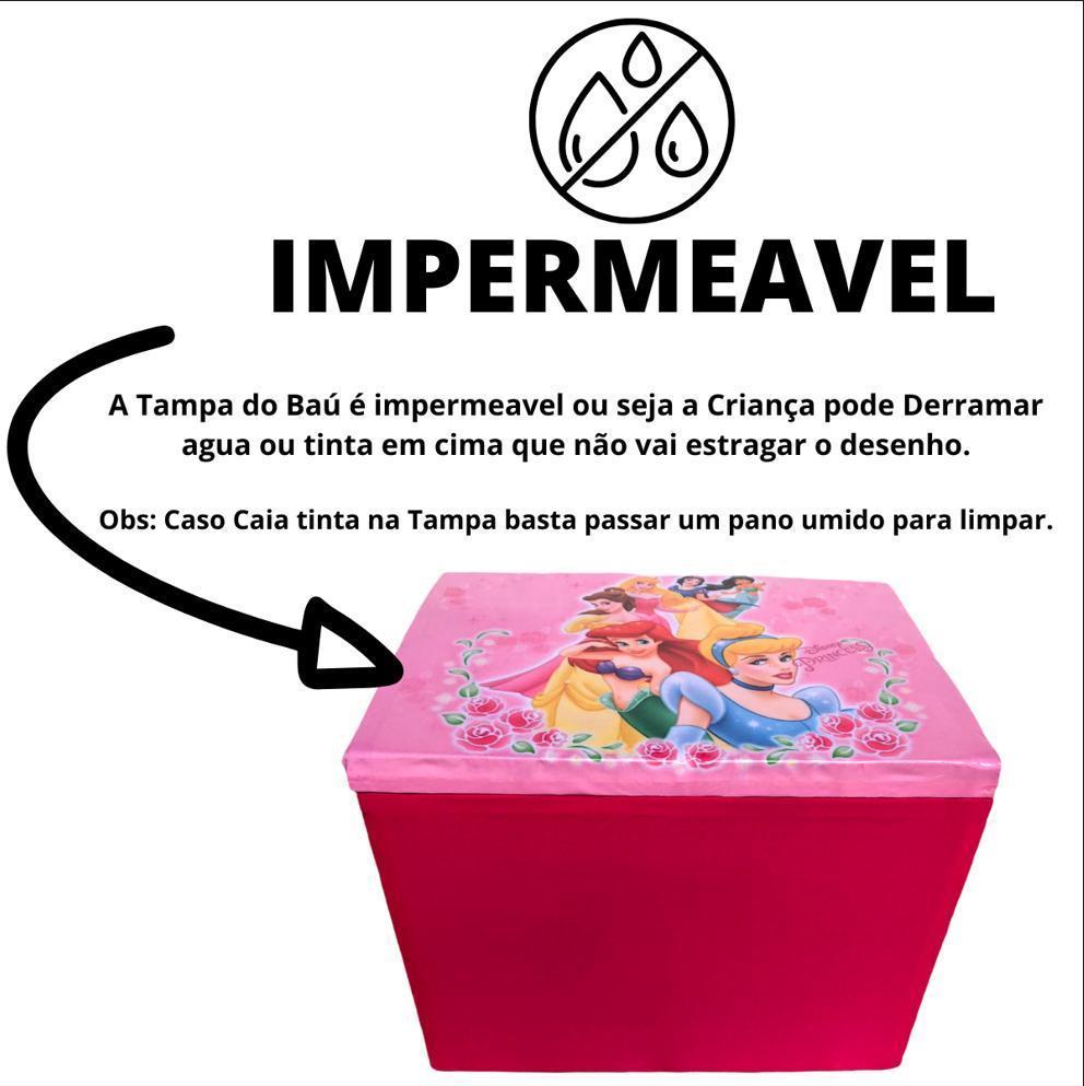 Miniatura Kit Puf Sofa Infantil Puff Baú Brinquedo Conjunto Puff Skye