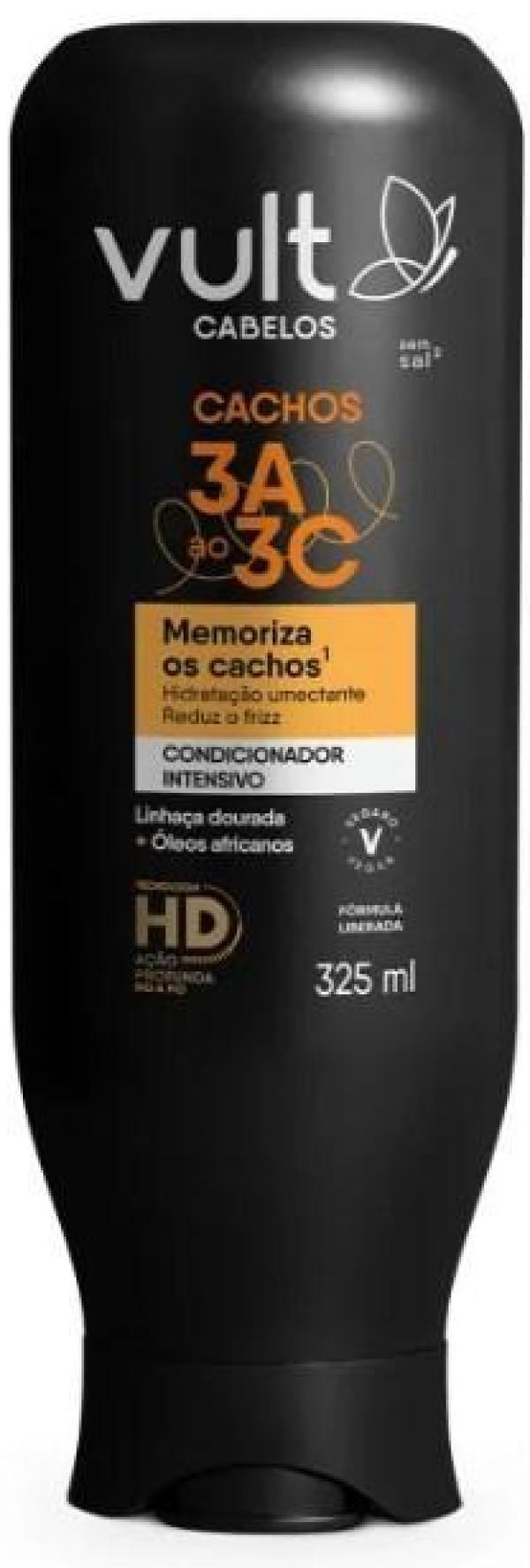 Miniatura Condicionador Intensivo Vult Cabelos Cachos 3A A 3C 325Ml