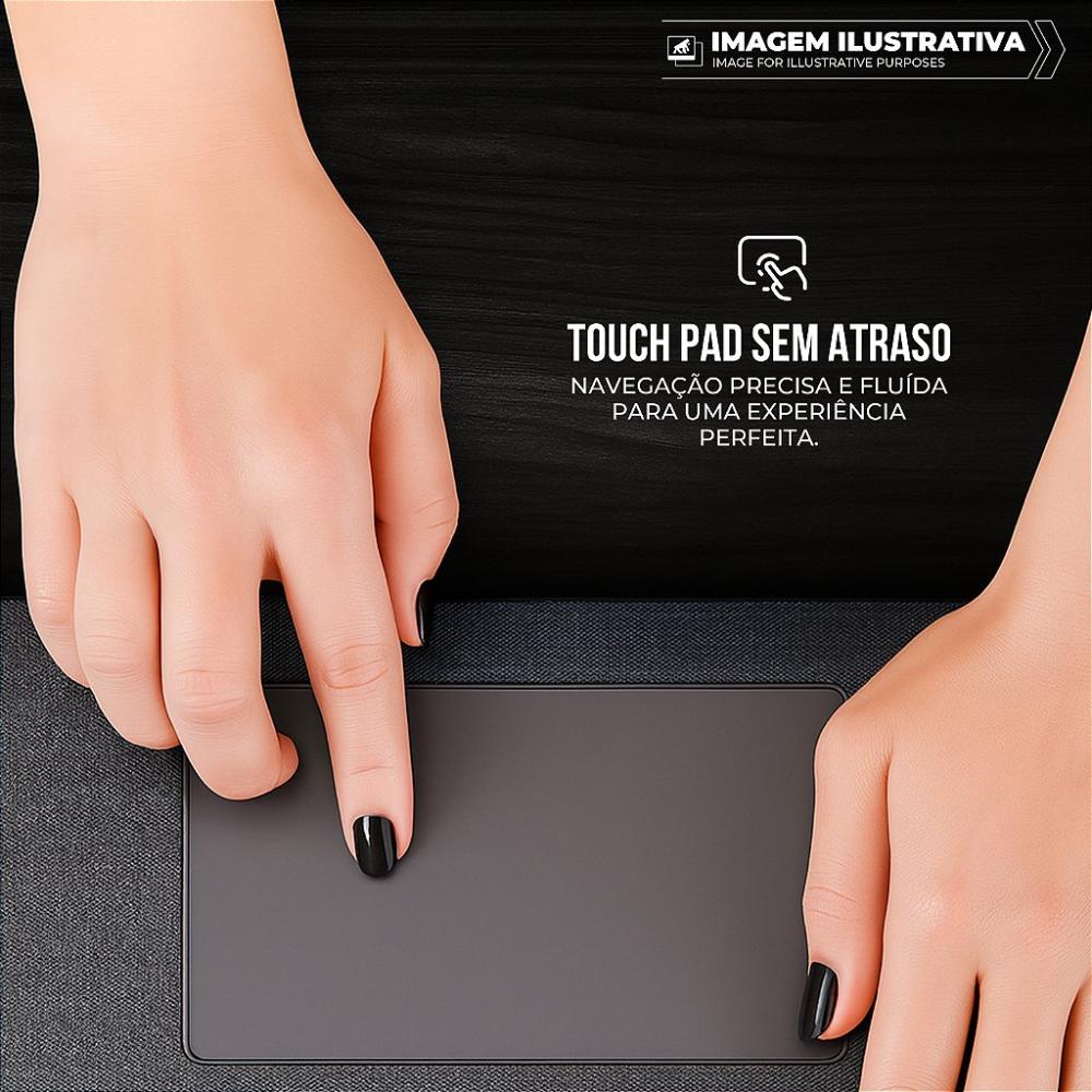 Miniatura Capa para iPad de 10.9" e 11" com Teclado Touchpad, suporte