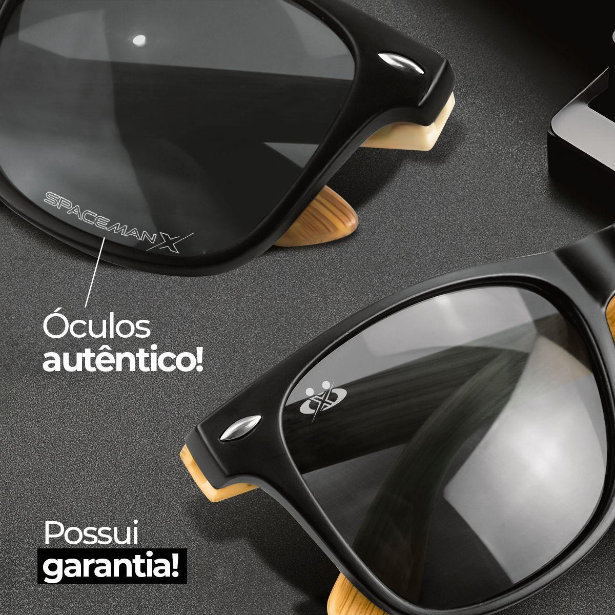 Miniatura Oculos Sol Proteção Uv Praia Verão Casual Masculino + Case