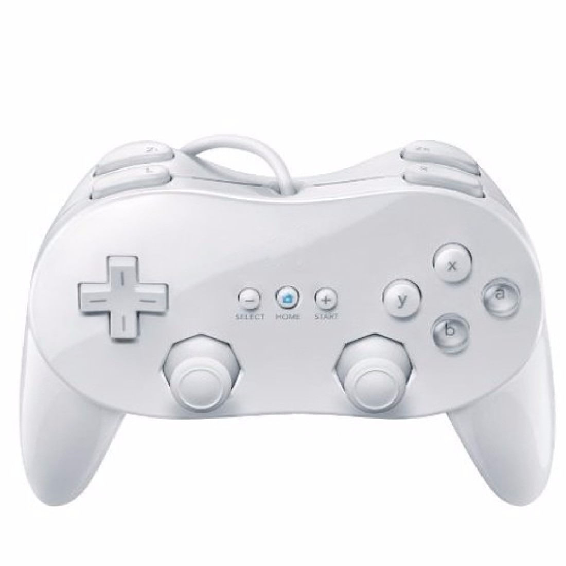 Miniatura Controle Nintendo Wii Classic Controller Pro Cor Branca
