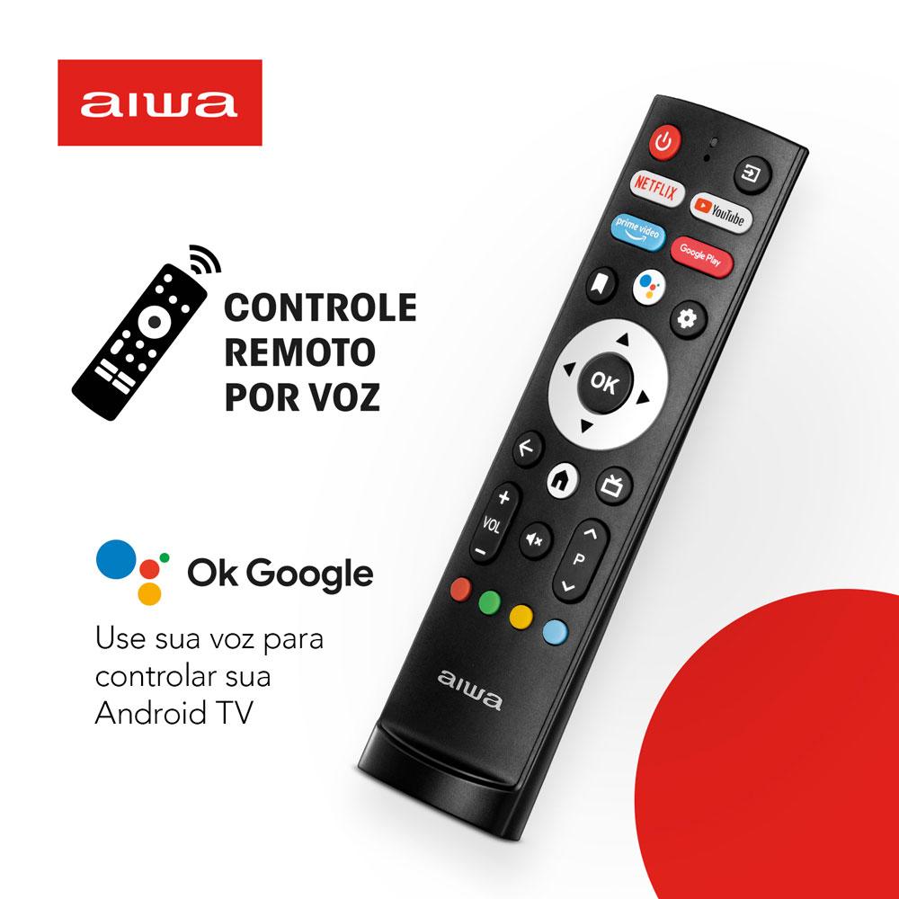 Smart TV Led 50" WiFi AWSTV50BL02A Aiwa Preta