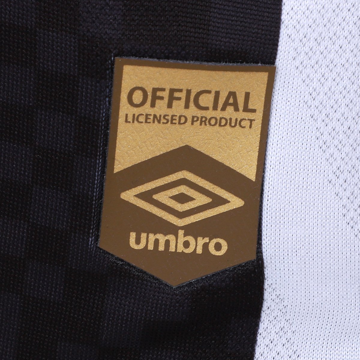 Miniatura Camisa Santos II 25/26 s/n Jogador Umbro Masculina Preto+Branco - EGG