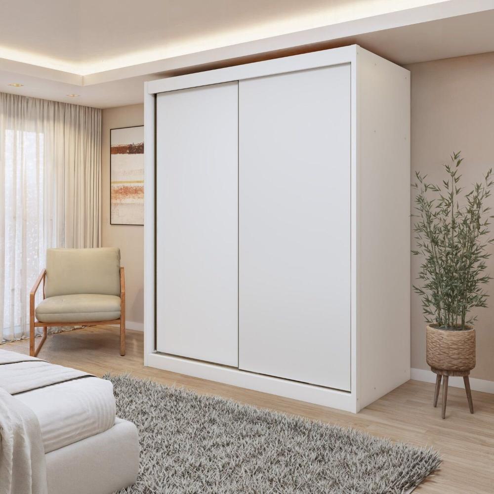 Miniatura Guarda-roupa 2 Portas 100% Mdf Monte Rei Branco