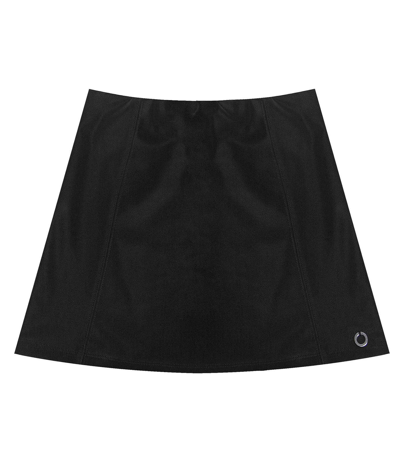 Miniatura Shorts Saia Juvenil Em Material Sintético Minty Preto 14