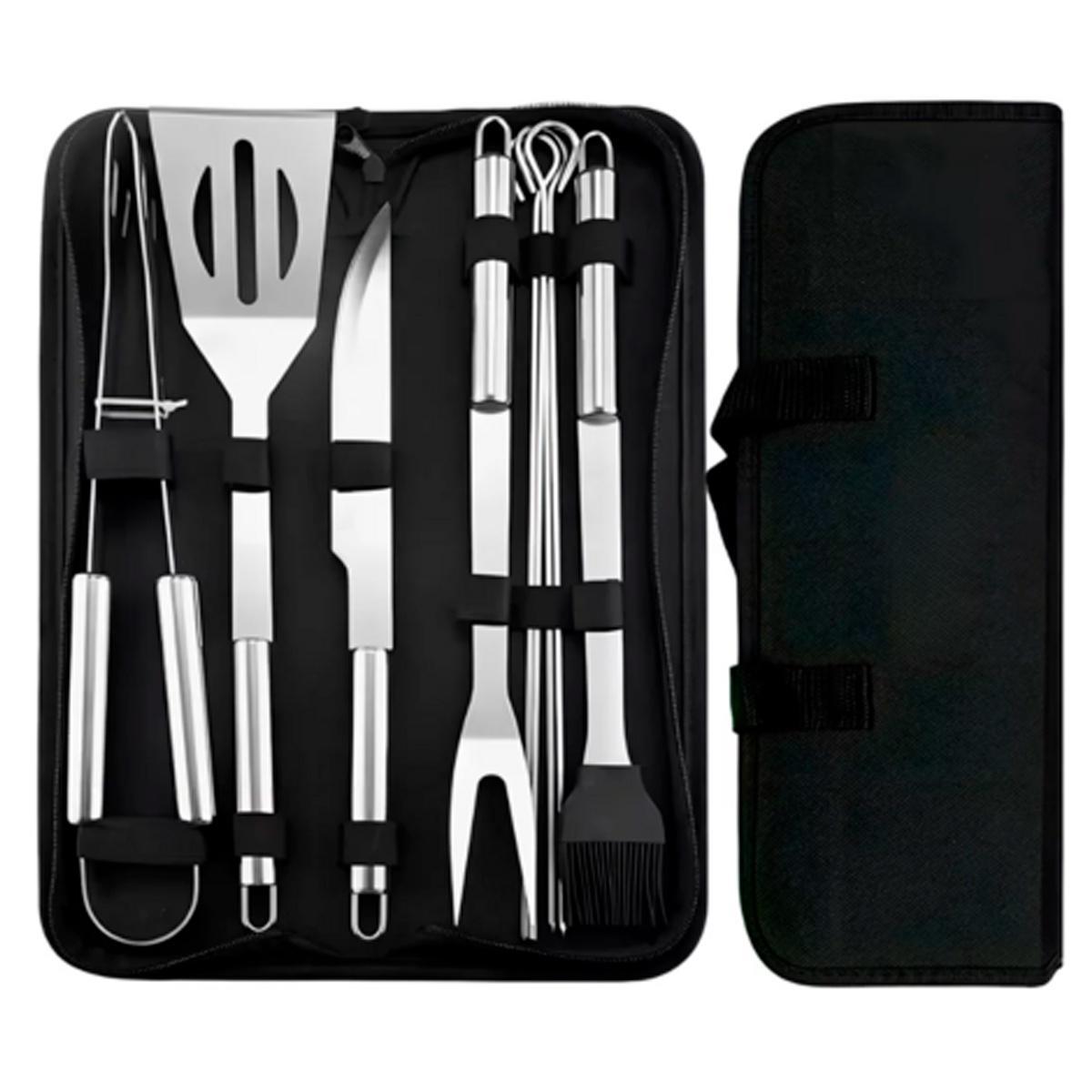 Kit Churrasco De Luxo Para Churrasqueiro Experiente