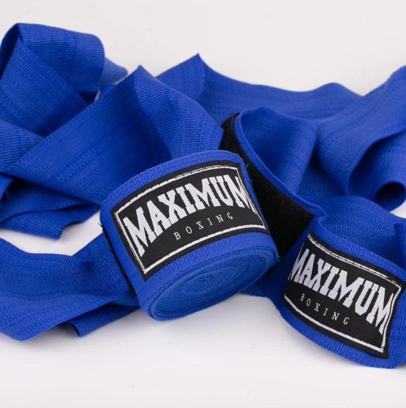 Miniatura Par Bandagem Maximum Muay Thai 3 Metros Boxe Kickboxing