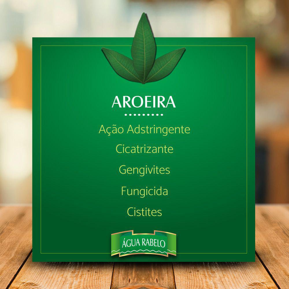 Miniatura Água Rabelo Tradicional Com Romã Kit 4 Uni. 500Ml Fitoterápico - Saúde - Kit - Cicatrizante - Água rabelo - Romã - 4 unidades