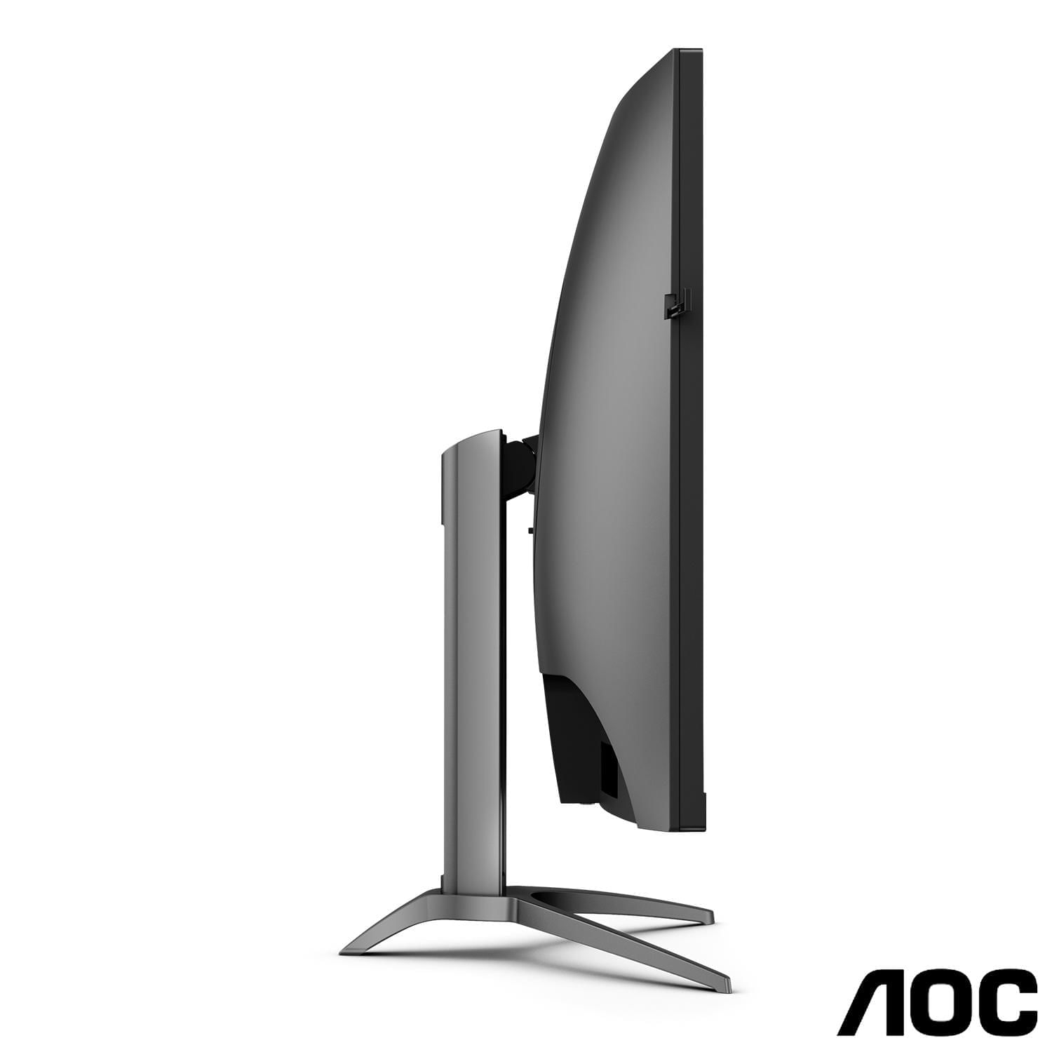 Monitor Gamer 31,5" AOC Agon Curved Widescreen LED de 165Hz e 1ms, Painel VA, FreeSync - AG323FCXE Bivolt