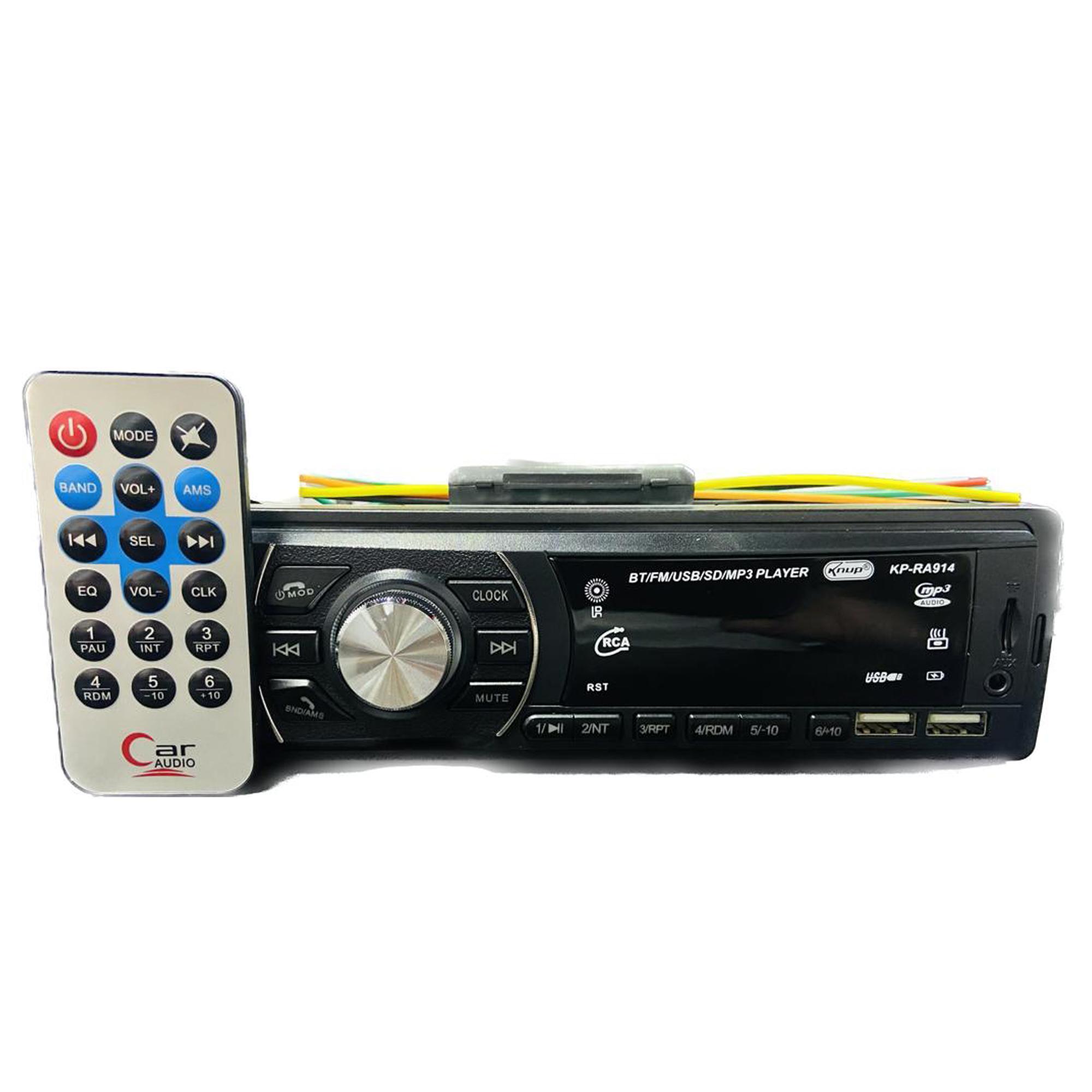 Miniatura Som Automotivo Rádio Bluetooth Mp3 Usb Micro Sd Auxiliar P2