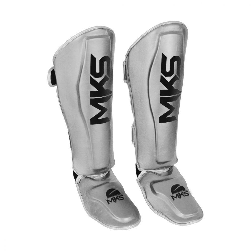 Miniatura Caneleira de Muay Thai e Kickboxing Mks Energy V2 Silver G