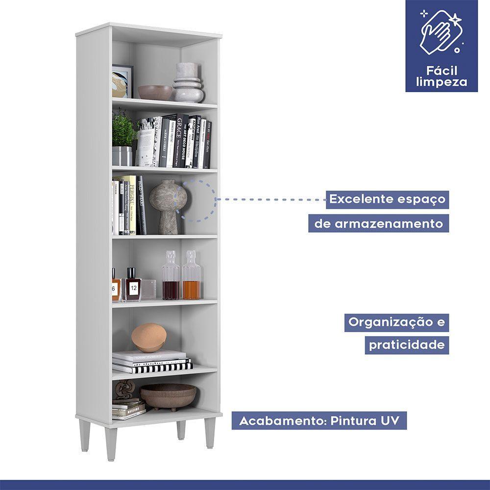 Miniatura Multiuso Goiânia 02 Portas Em MDP Kaiki Móveis Branco