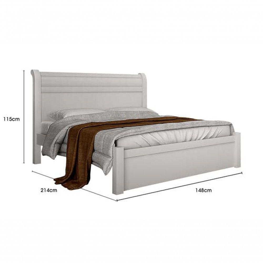 Miniatura Cama Casal 100% Mdf - 187-neve - Star Móveis