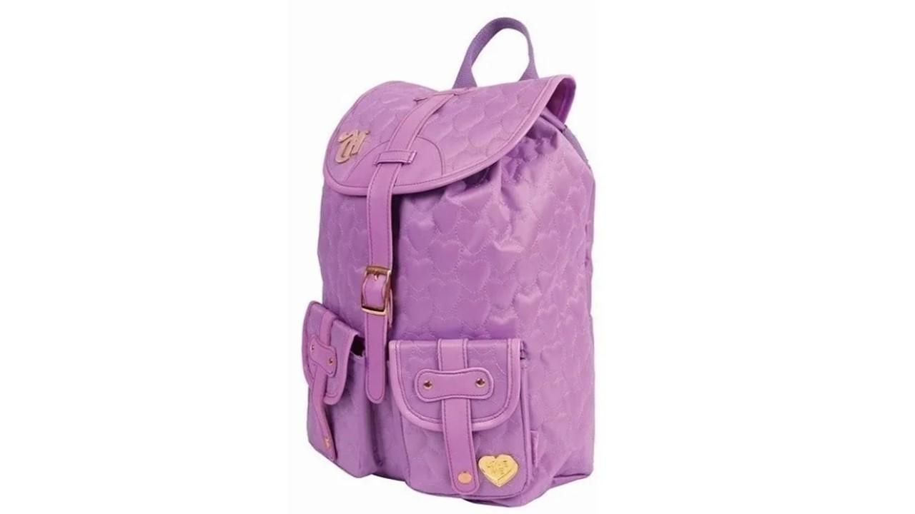 Miniatura Kit 02 Mochilas Escolar De Costas Capricho Love